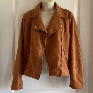 Spicy Sugar| Faux Suede Cropped Jacket Wm Sz. 10